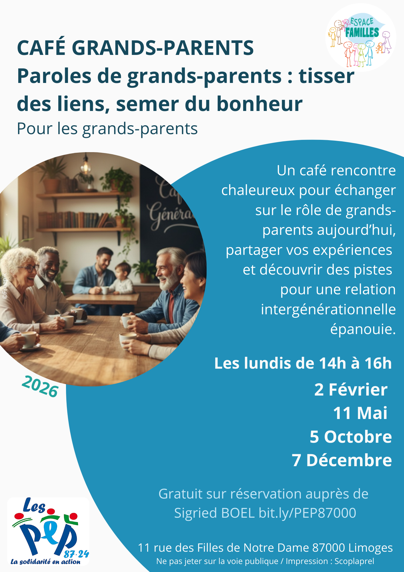 Café grands-parents – Paroles de grands-parents : tisser des liens, semer du bonheur